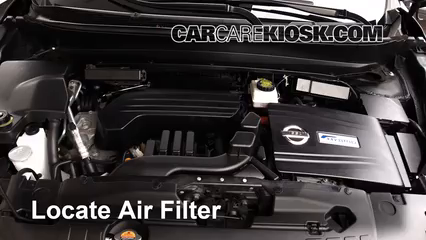2014 Nissan Pathfinder SL Hybrid 2.5L 4 Cyl. Supercharged Air Filter (Engine) Replace